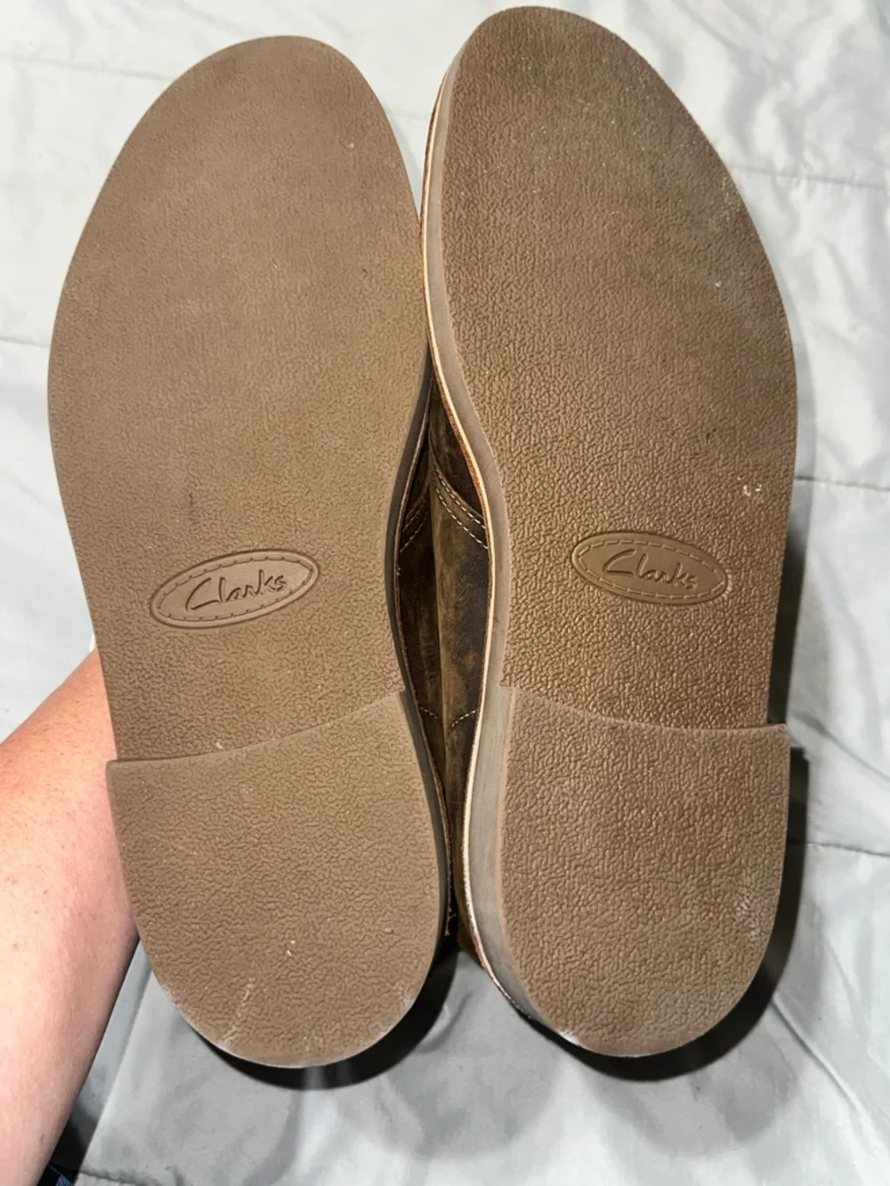 Clarks Bushacre Chukka Desert Boots Mens US 13 M Brown Leather Ankle Outdoor